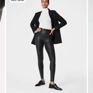 Spanx faux leather leggings